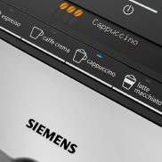 Siemens EQ.300 s300 (TI353501DE) silber inkl. MAROMAS Kaffeebohnen Probierpack, Siemens Pflegeset TZ80004A