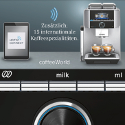 Siemens EQ.9 plus connect s500 (TI9558X1DE) inkl. MAROMAS Kaffeebohnen Probierpack, Wertgarantie 5 Jahre Komfort - 1500
