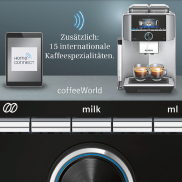 Siemens EQ.9 plus connect s700 (TI9575X7DE) inkl. MAROMAS Kaffeebohnen Probierpack, Wertgarantie 5 Jahre Komfort - 2000