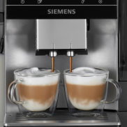 Siemens EQ.700 integral silber (TQ707D03) inkl. MAROMAS Kaffeebohnen Probierpack, Siemens Pflegeset TZ80004A