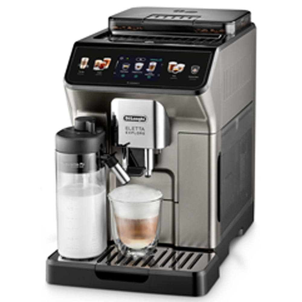 DeLonghi Eletta Explore ECAM450.76.T inkl. DeLonghi Pflege-Set für Kaffeevollautomaten DLSC306, Wertgarantie 5 Jahre Komfort - 1000